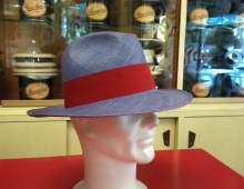 Fedora in panama color denim