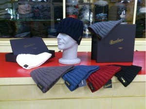 Cuffia Borsalino in tessuto"Cashwool" 